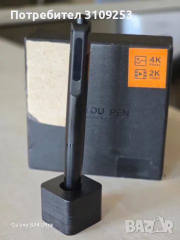 Скрита камера 4К 64gb Химикалка