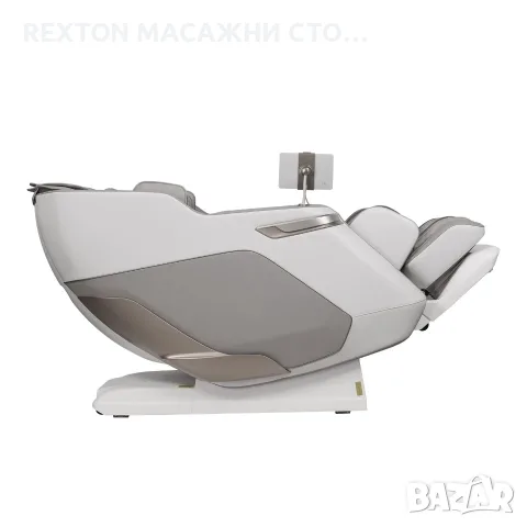 ПРОМОЦИЯ - Професионален Масажен Стол REXTON RT5653A с 4D сензорен механизъм и 25 масажни програми, снимка 4 - Масажори - 55843007