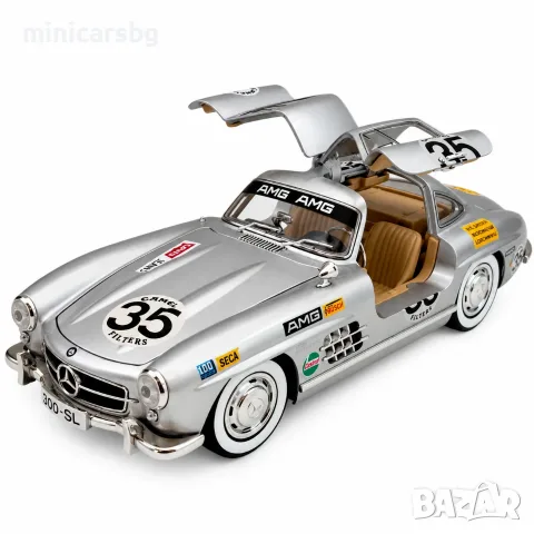 Mercedes-Benz 300 SL Gullwing Racing №35 – метален модел 1:18 