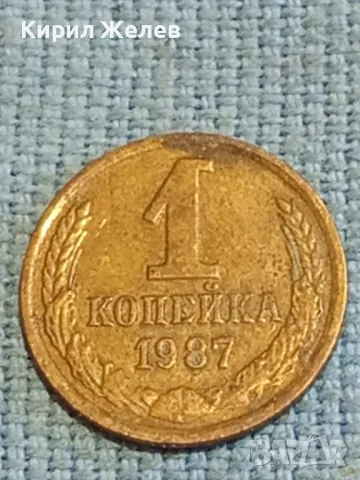 Стара монета 1 копейка 1987г. СССР рядка за КОЛЕКЦИЯ ДЕКОРАЦИЯ 37795