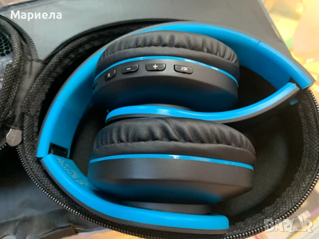 Bluetooth слушалки сгъваеми безжични и кабелни / Micro SD/TF, FM, снимка 8 - Bluetooth слушалки - 51249427