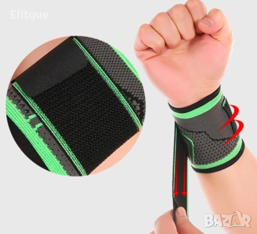 Стягаща лента за китка, облекчаваща болката и напрежението в тази област, снимка 4 - Други - 52864980