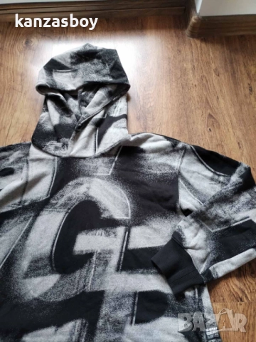 g-star sprayed letters loose hdd sw wmn - страхотно дамско горнище КАТО НОВО М модел-2025, снимка 5 - Блузи с дълъг ръкав и пуловери - 52886719