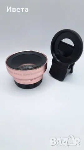 Макро обектив за телефон 2 в 1 (Широкоъгълен), снимка 2 - Други - 50152780