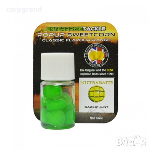 Enterprise Tackle Pop-up Sweetcorn Classic Garlic Mint, снимка 1 - Стръв и захранки - 31147411