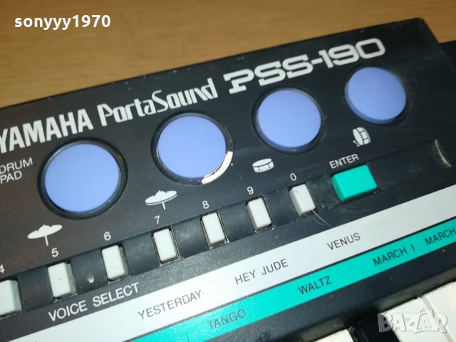 YAMAHA PSS-190 MADE IN JAPAN-GERMANY 2911211239, снимка 11 - Синтезатори - 34964160