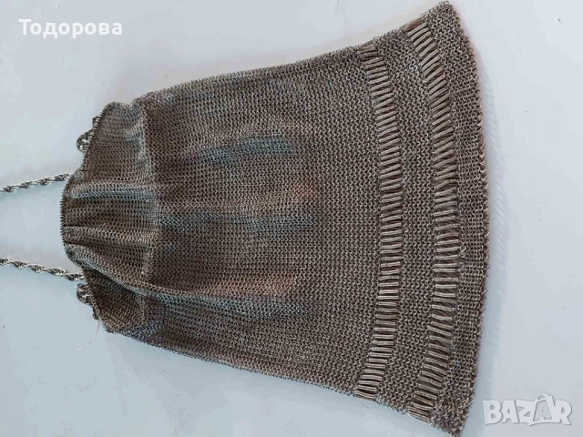 Сребърна дамска чантичка(уникат-сребро 800 проба), 1 800 лв, снимка 6 - Колекции - 52164892