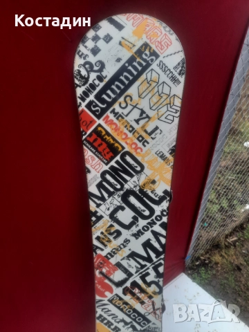 Сноуборд STUF  LE MANS 165см,  с автомати, снимка 8 - Зимни спортове - 52471687