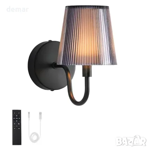 Смарт аплик LED Luminex Wall Lights, акумулаторна RGB с дистанц., снимка 2 - Смарт домашни устройства (Smart Home) - 55850516