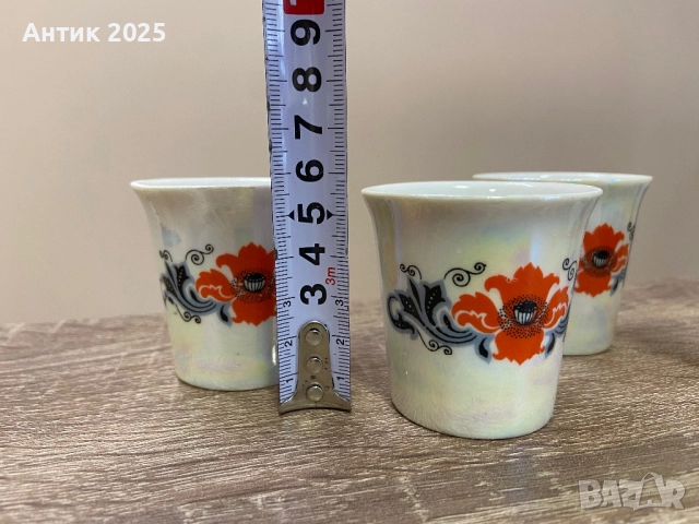 Чашки „Нижегородски сувенир“, 6 броя, снимка 4 - Антикварни и старинни предмети - 52493248