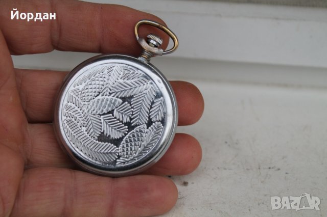 СССР джобен часовник ''МОЛНИЯ'', снимка 3 - Антикварни и старинни предмети - 38258579