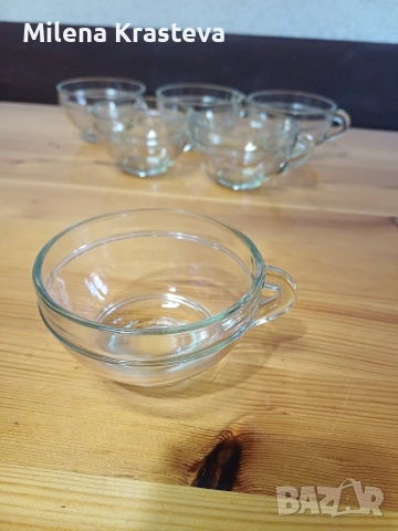 12 чаени чаши за  3 евро. Шест са порцелан произведен в България., снимка 4 - Чаши - 53165051