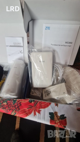 Рутер 5G ZTE MC889 ВЪНШЕН МОНТАЖ СИМ ОТКЛЮЧЕН Работи с всички оператори, снимка 2 - Рутери - 52707615