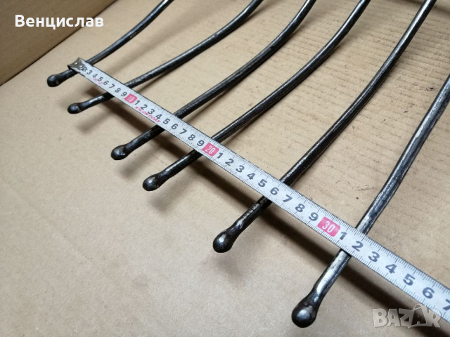 Стара Кована Вила За Въглища. , снимка 7 - Антикварни и старинни предмети - 36448800