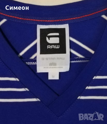 G-STAR RAW оригинална тениска M памучна фланелка, снимка 3 - Тениски - 33714967