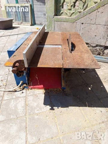 Абрихт с циркуляр , снимка 2 - Циркуляри - 54331792