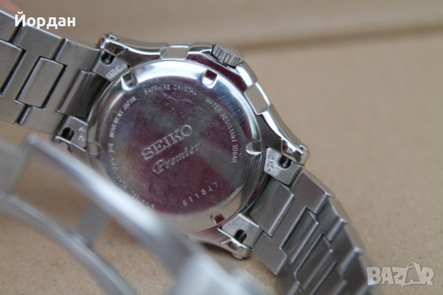 Японски часовник ''Seiko Premier Kinetic Perpentual'', снимка 13 - Мъжки - 42099362