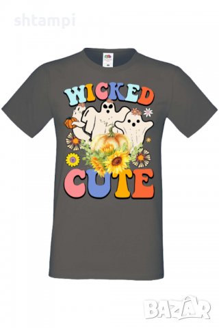 Мъжка тениска Wicked cute,Halloween,Хелоуин,Празник,Забавление,Изненада,Обичаи,, снимка 8 - Тениски - 38137624