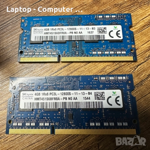 Рам памет за лаптоп SK hynix 2x4GB 8GB 1600MHz DDR3 