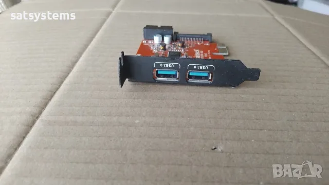 Inateck KT4006 Dual Port USB 3.0 PCI-E Adapter Card, снимка 2 - Други - 56169224