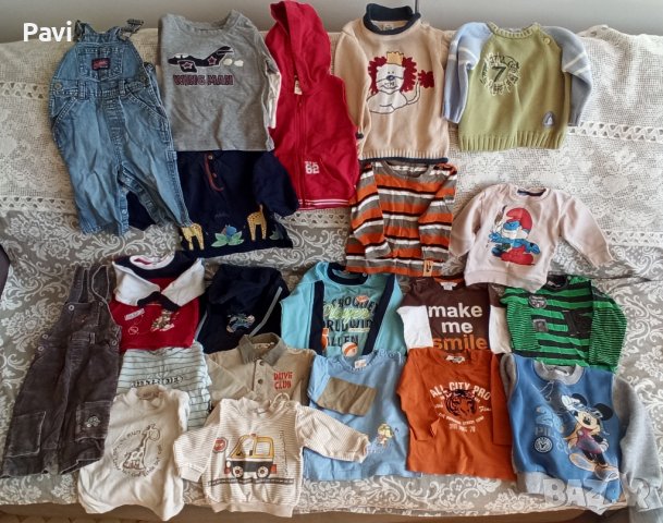 Детски дрешки 6-9 месеца, снимка 2 - Бебешки блузки - 42636478