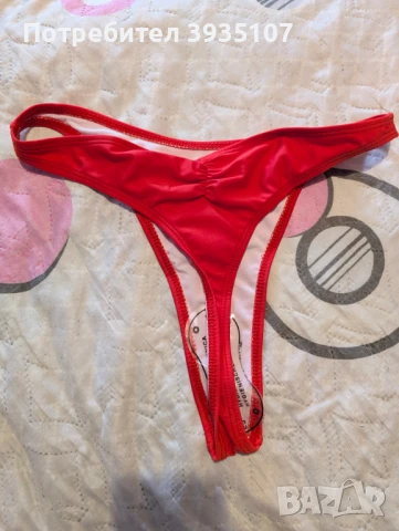 Долнище на бански червен цвят ново, снимка 4 - Бански костюми - 51369124