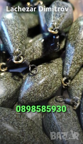 Тежести за дистанция олово , снимка 6 - Водни спортове - 35641439