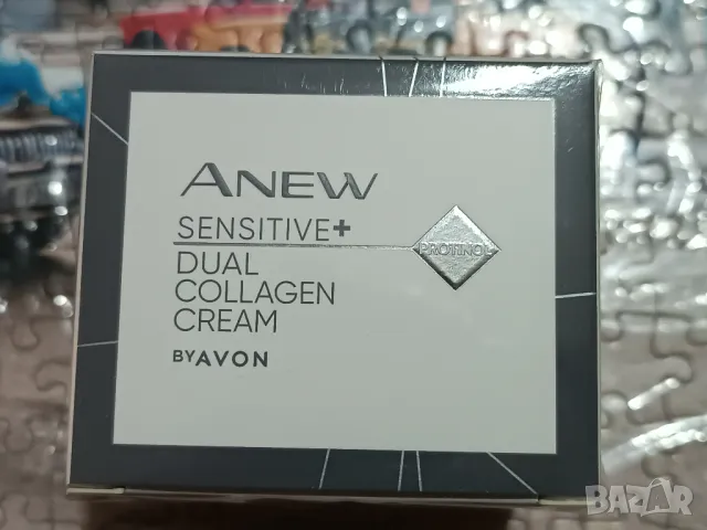 Крем с колаген Anew Sensitive + 50ml, снимка 2 - Козметика за лице - 47374155
