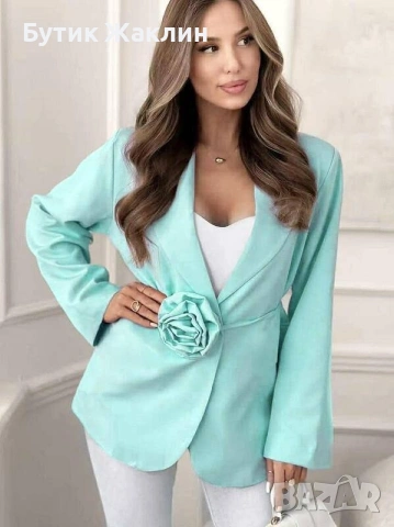 Дамско елегантно сако в няколко цвята, снимка 3 - Сака - 53879315