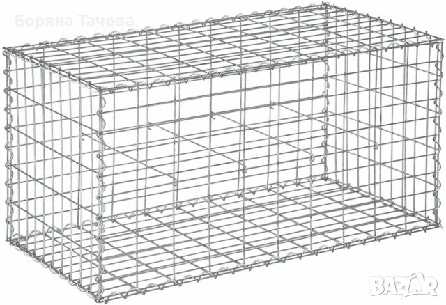 Габион кошница от поцинкована тел 100 x 50 x 50 cm WS25GB02 