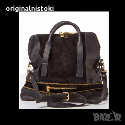 Голяма естествена кожа марка TOP SHOP чанта, снимка 6 - Чанти - 34375735