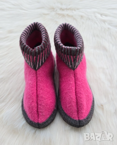 Детски пантофи - вълна №34 НОВИ
