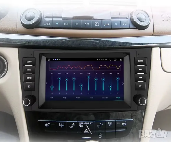 Мултимедия, Mercedes, E Class, Двоен дин, Мерцедес, W211, E200, E220, E270, Е320, Android, CLK клас, снимка 3 - Аксесоари и консумативи - 50311477