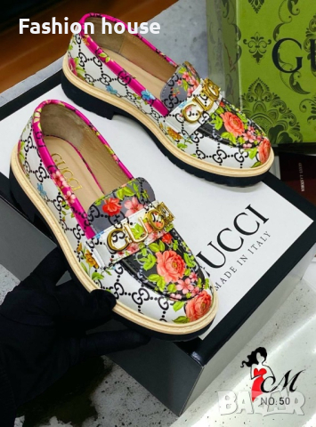 Gucci естествена кожа обувки, снимка 6 - Дамски ежедневни обувки - 44650218