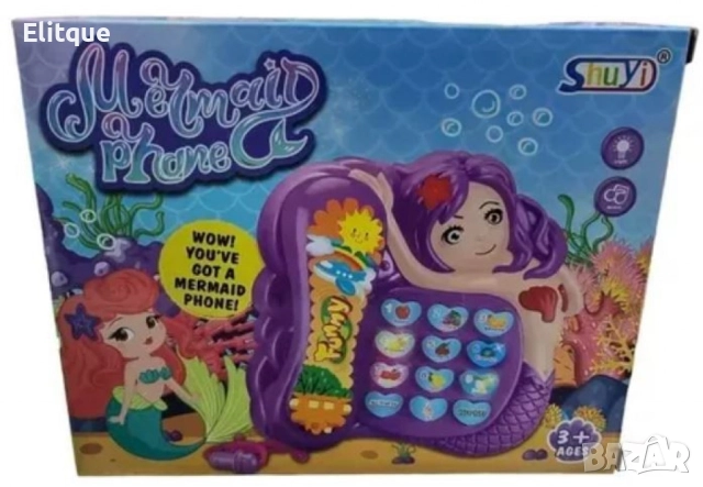 Интерактивен детски музикален телефон със светлини и звуци на сирена, снимка 2 - Други - 52786259