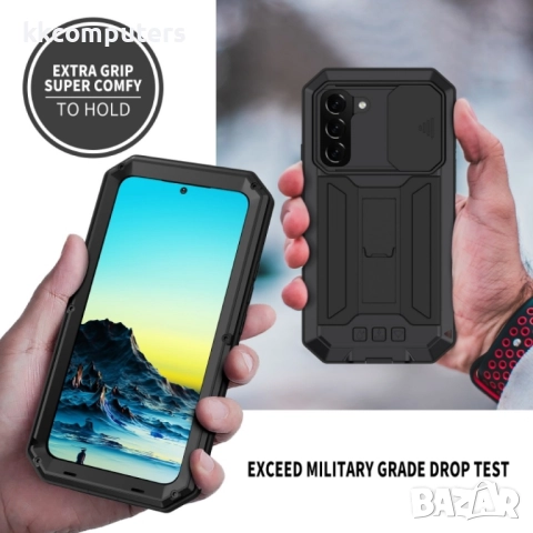 Samsung Galaxy S22+ 5G R-Just Удароустойчив/Водоустойчив Калъф 360 Градуса Защита и Протектор, снимка 7 - Калъфи, кейсове - 52248363