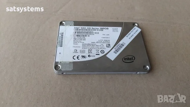 SSD Intel SSDSA2BW160G3L 160GB SATA 3.0Gb/s 