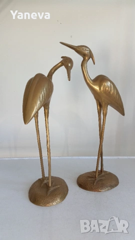 ​„Танцът на чаплите – символ на дълголетие, мир  благородство и семейно щастие., снимка 5 - Статуетки - 53114567