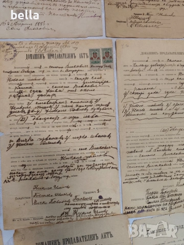 Уникален архив от 33 автентични документа (1888–1908 и т.н)– Княжество България, снимка 10 - Антикварни и старинни предмети - 54288334