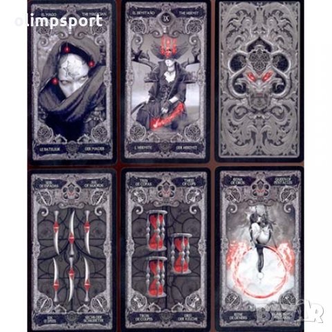 Карти Таро Nekro XIII нови Това Таро тесте представя красотата на тъмното  изкуство на готическия ил в Карти за игра в гр. Варна - ID29336049 —  Bazar.bg