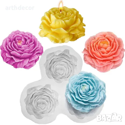 Силиконови молдове / калъпи цветя, снимка 7 - Други - 56307905