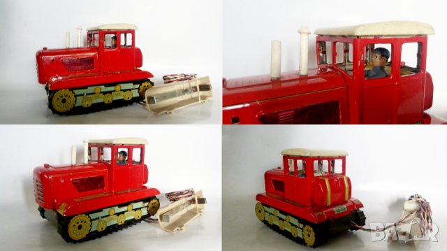 Стар ламаринен трактор 461 МЕ 701 China Shanghai 1960те, снимка 3 - Колекции - 37220914