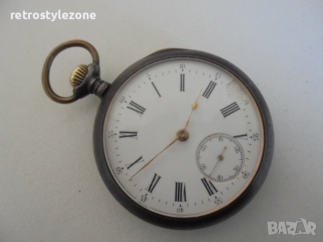 № 8563 Стар джобен часовник – военен стил