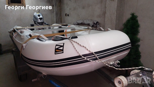 Zander BD330P-надуваема лодка с алуминиево дъно, снимка 2 - Воден транспорт - 52080096