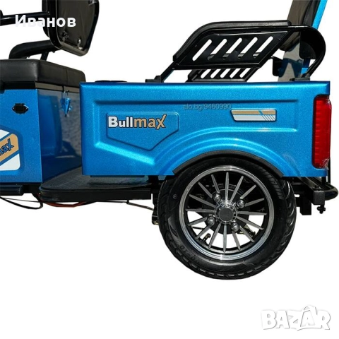 Електрическа Триколка FullMax A10 Cargo 2500W мощният мотор - модел2026г., снимка 2 - Мотоциклети и мототехника - 52635622