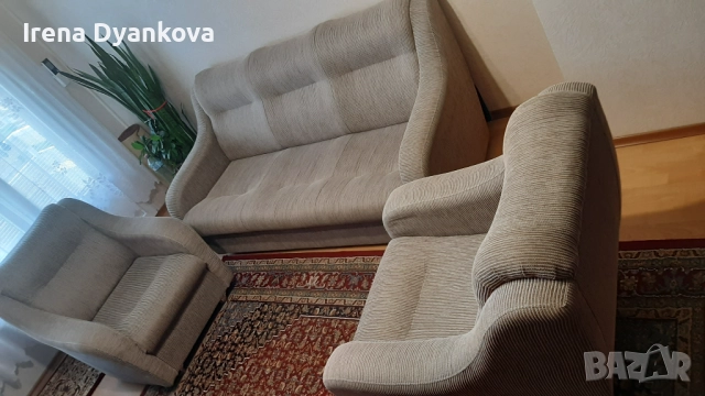 Холова гарнитура, снимка 9 - Дивани и мека мебел - 52208375