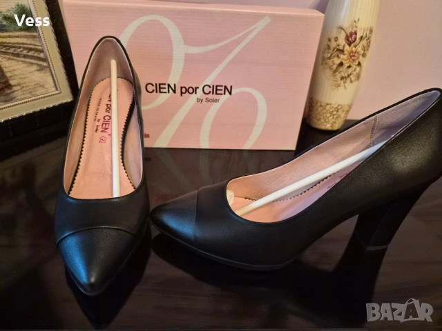 Нови Обувки - 39 номер, снимка 3 - Дамски обувки на ток - 54199169