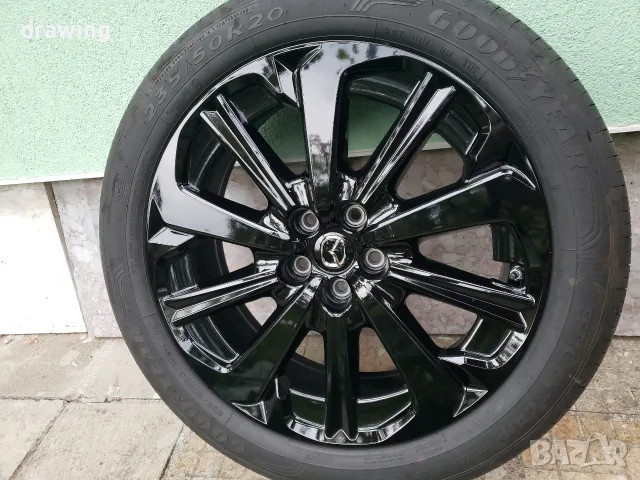 Джанти за Mazda CX-60 CX-80 7.5x20 ET 45 черни