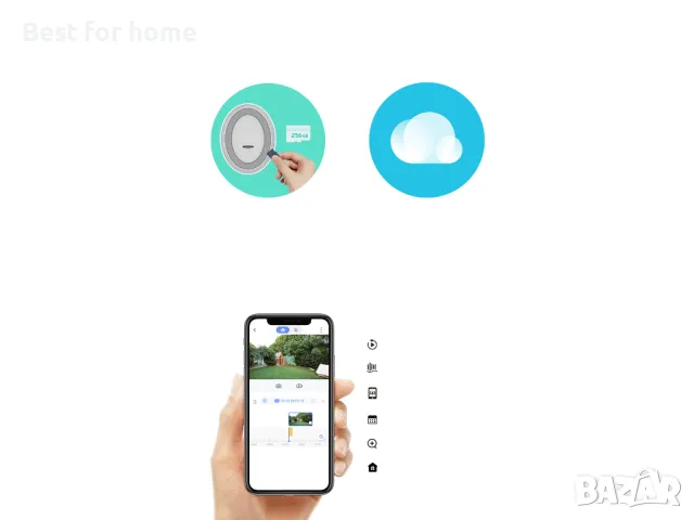 Висококачествена камера за наблюдение Ezviz C6N FHD, снимка 12 - IP камери - 48468489