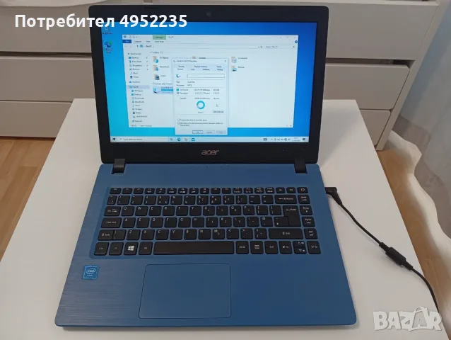 Acer aspire 1 модел N17Q4/intel celeron CPU N3350/4 RAM/1,1GHz/30HDD,14''